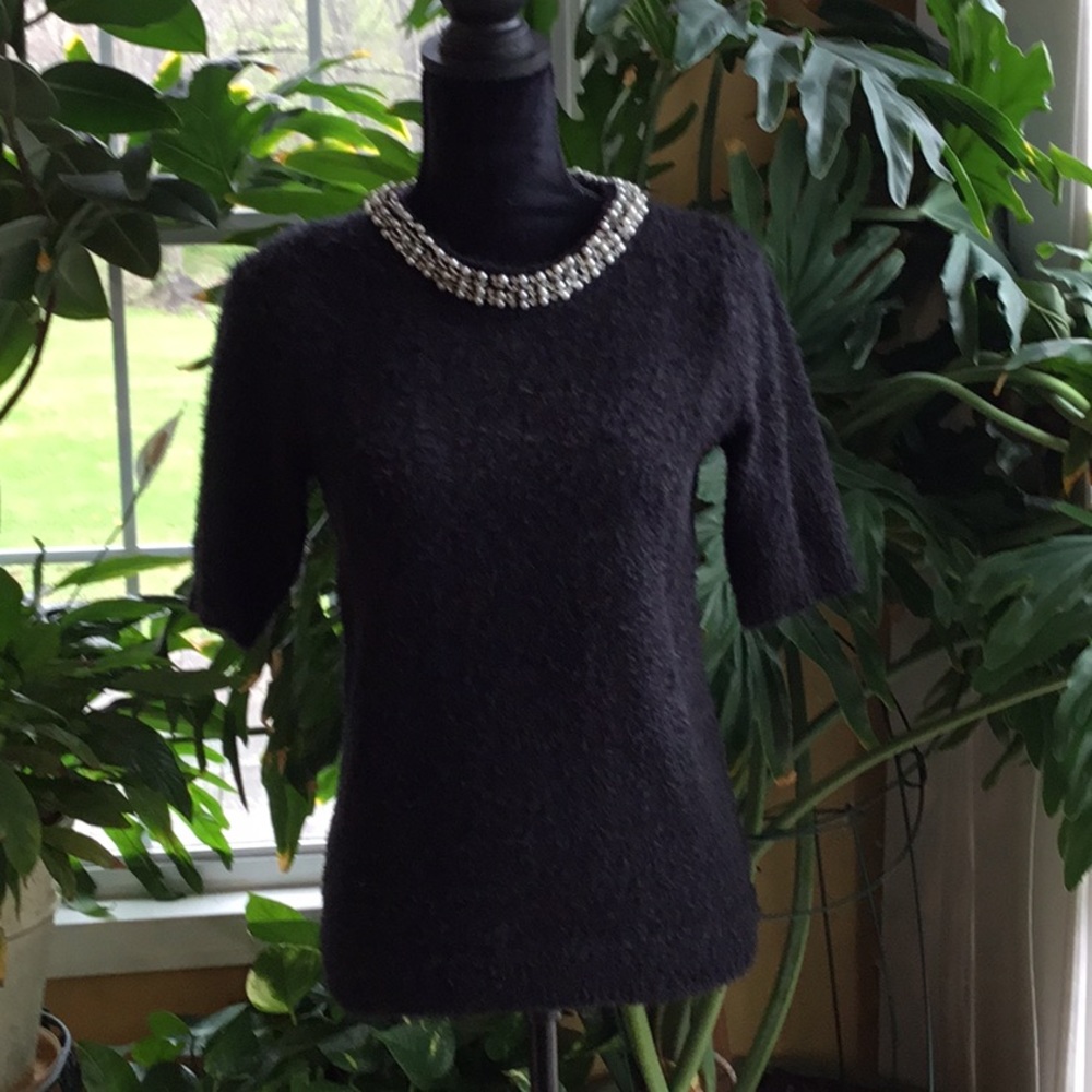 Ladies Short Sleeve Sweater
